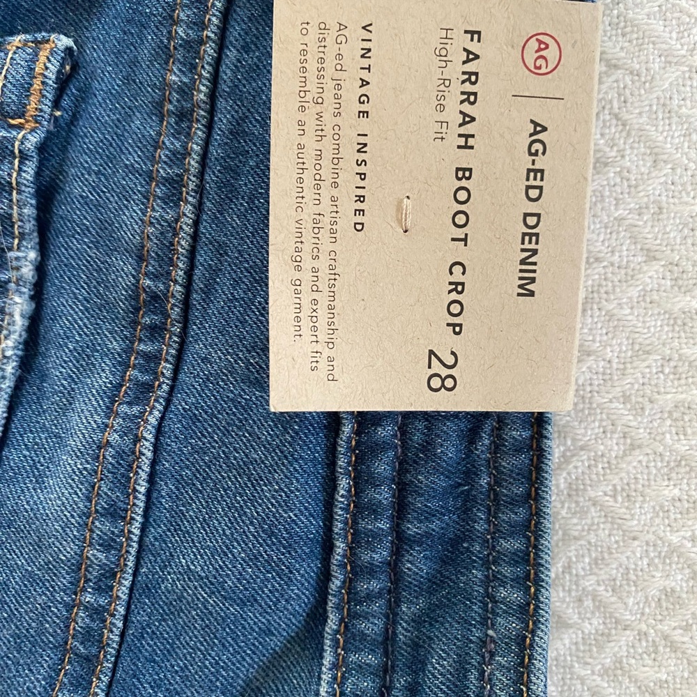 Ag Adriano Goldschmied Women's Blue Boot Cut Jean